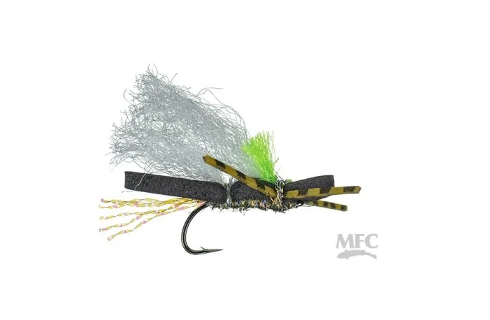 Hi-Vis Micro Chubby - Peacock | First Drift Fly Co